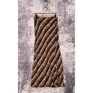 Vintage Moschino Skirt 8 Womens Cheap And Chic Meadow Print A Line Maxi